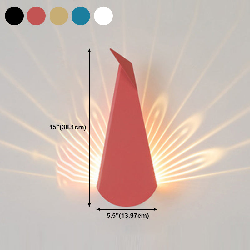 Kunstdekor Tier Wandlampe Metall Wohnzimmer LED LED Leuchte Leuchte