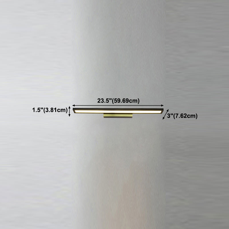 Metal Wall Lighting Fixture Simple-Style LED Wall Mount Light Fixture