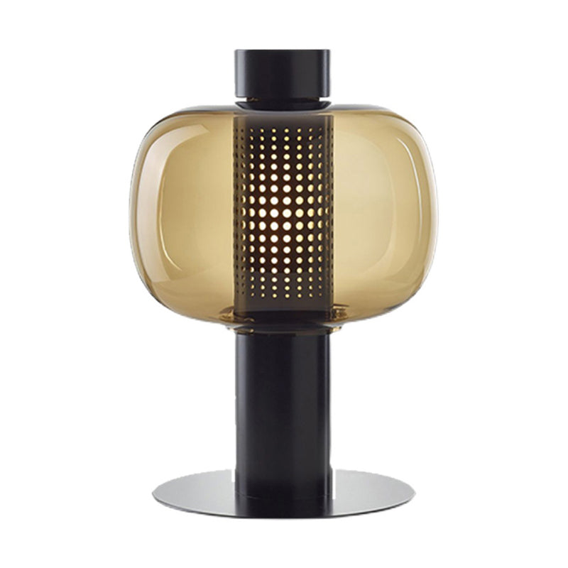Glasrunde Tabelle Lampe moderne 1-Licht-Tischlampenlampen
