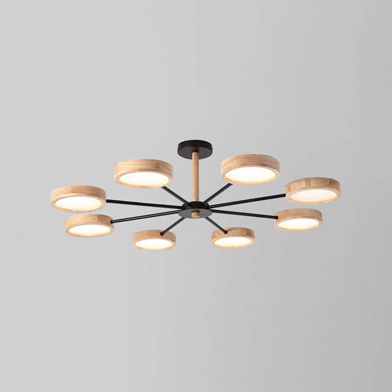 Lámparas de lámpara de lámpara de metal de forma de geometría de estilo contemporáneo