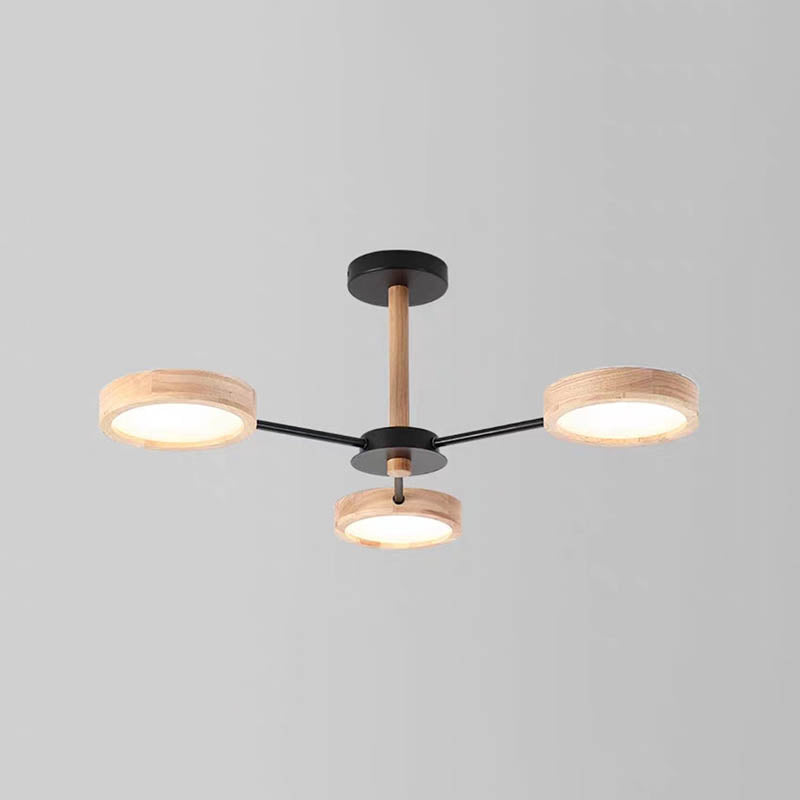 Lámparas de lámpara de lámpara de metal de forma de geometría de estilo contemporáneo