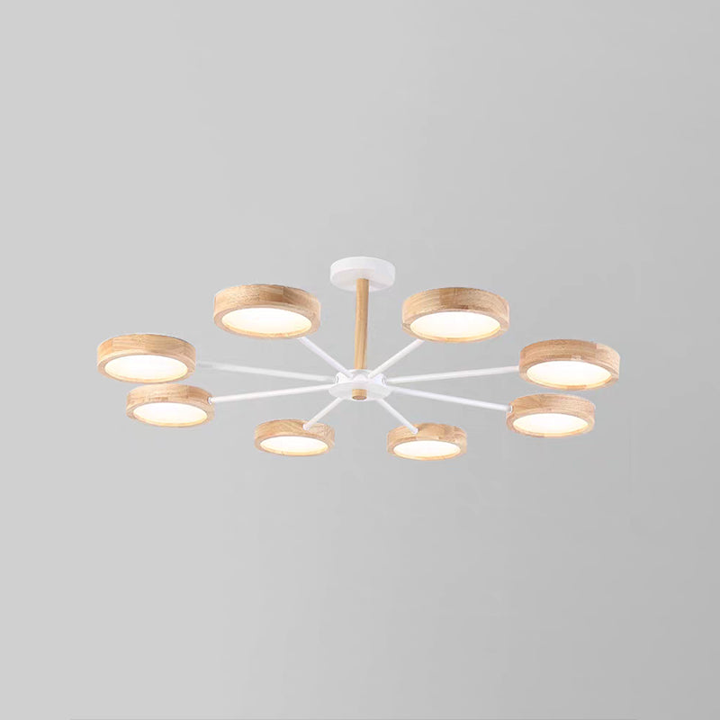 Lámparas de lámpara de lámpara de metal de forma de geometría de estilo contemporáneo