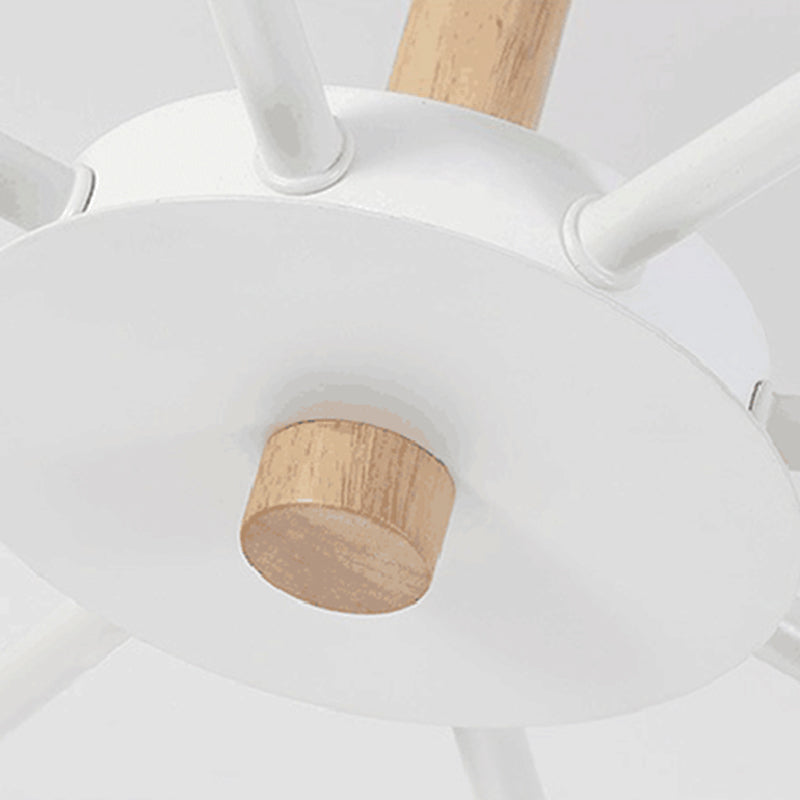 Lámparas de lámpara de lámpara de metal de forma de geometría de estilo contemporáneo