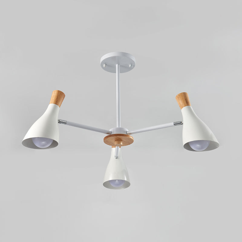 Luces de lámpara de lámpara de campana accesorios de iluminación de lámpara de metal contemporáneo