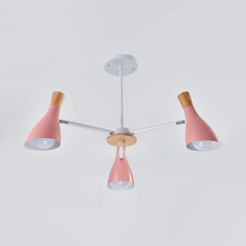 Luces de lámpara de lámpara de campana accesorios de iluminación de lámpara de metal contemporáneo