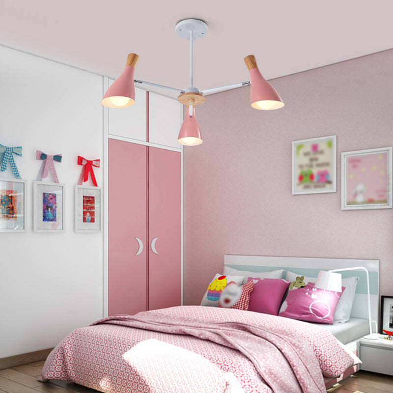 Luces de lámpara de lámpara de campana accesorios de iluminación de lámpara de metal contemporáneo