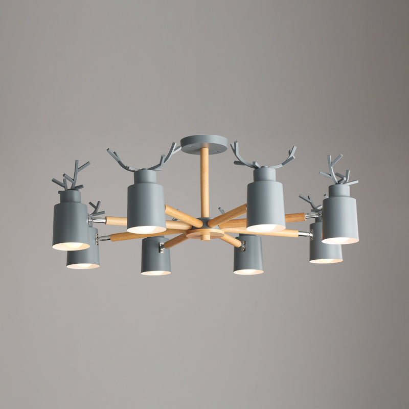 Geweihform Kronleuchter Lichter moderne Metallleuchterbeleuchtung