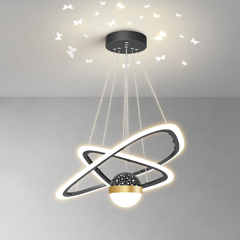 Triangle Shape Chandelier Lights Modern Metal Chandelier Éclairage d'éclairage