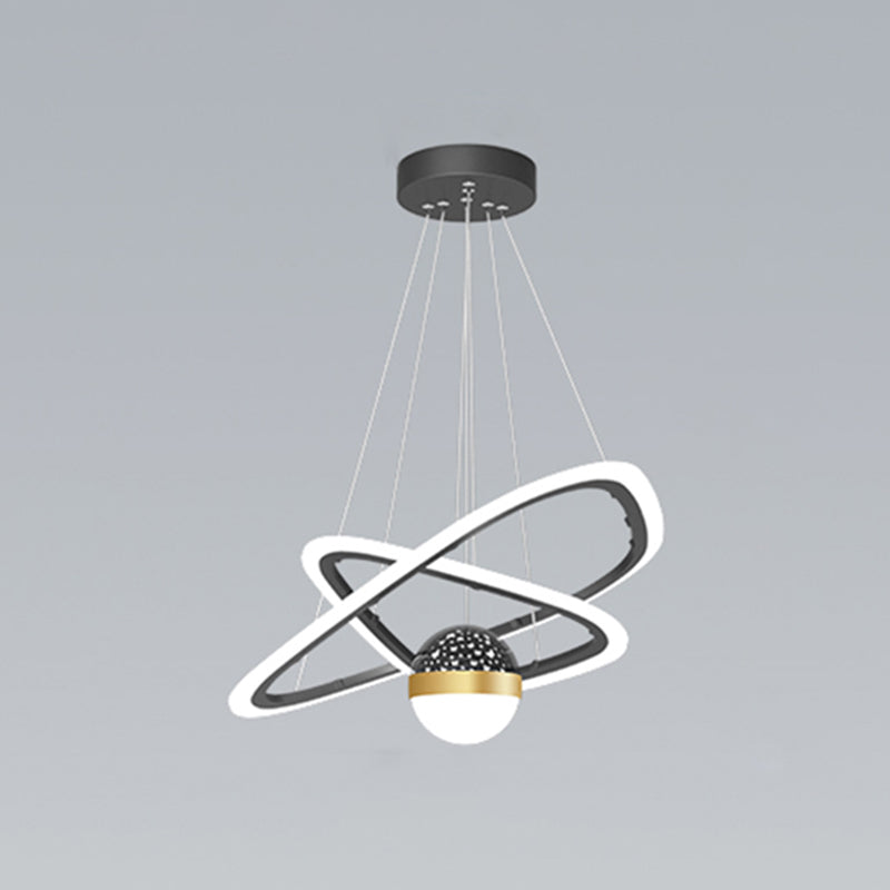 Triangle Shape Chandelier Lights Modern Metal Chandelier Éclairage d'éclairage