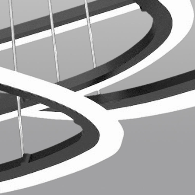 Triangle Shape Chandelier Lights Modern Metal Chandelier Éclairage d'éclairage