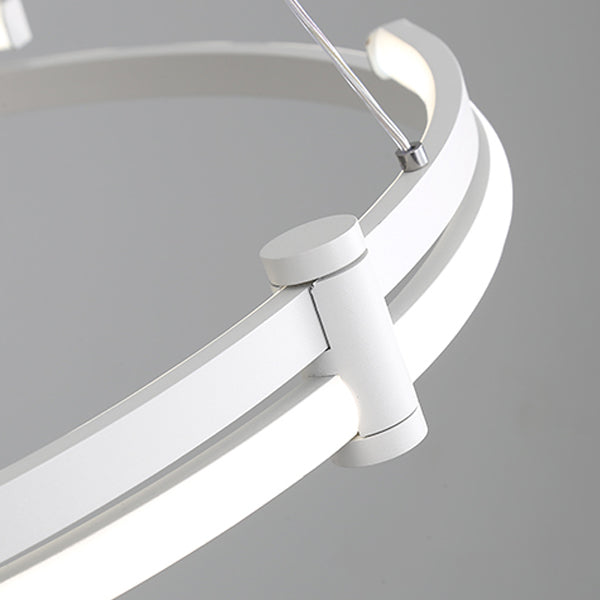 Luces de lámpara de araña de forma de rueda contemporánea 2 accesorios de iluminación de lámpara de luz