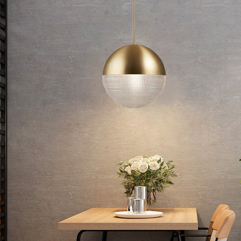 Glasschlafzimmer hängende Leuchte moderne globale Anhängerlicht mit 1 Licht