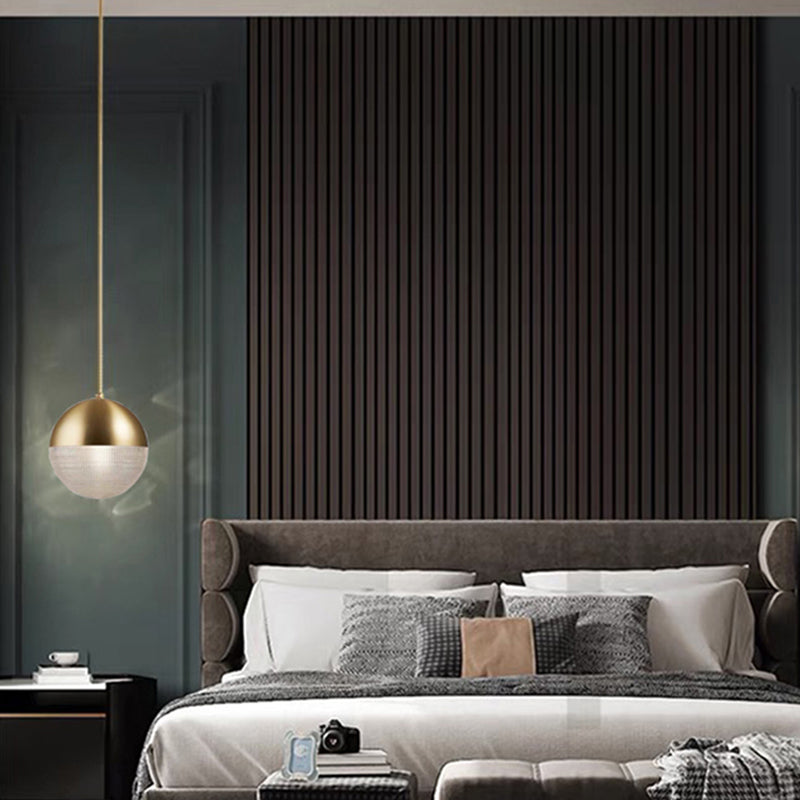 Glasschlafzimmer hängende Leuchte moderne globale Anhängerlicht mit 1 Licht