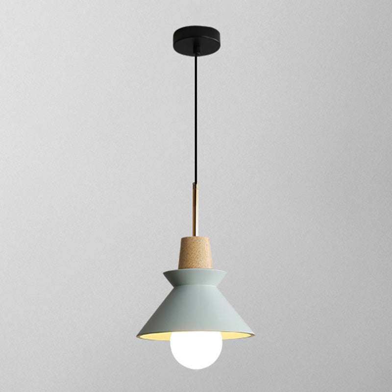 Apparecchio di illuminazione a sospensione in legno minimalista moderno a sospensione