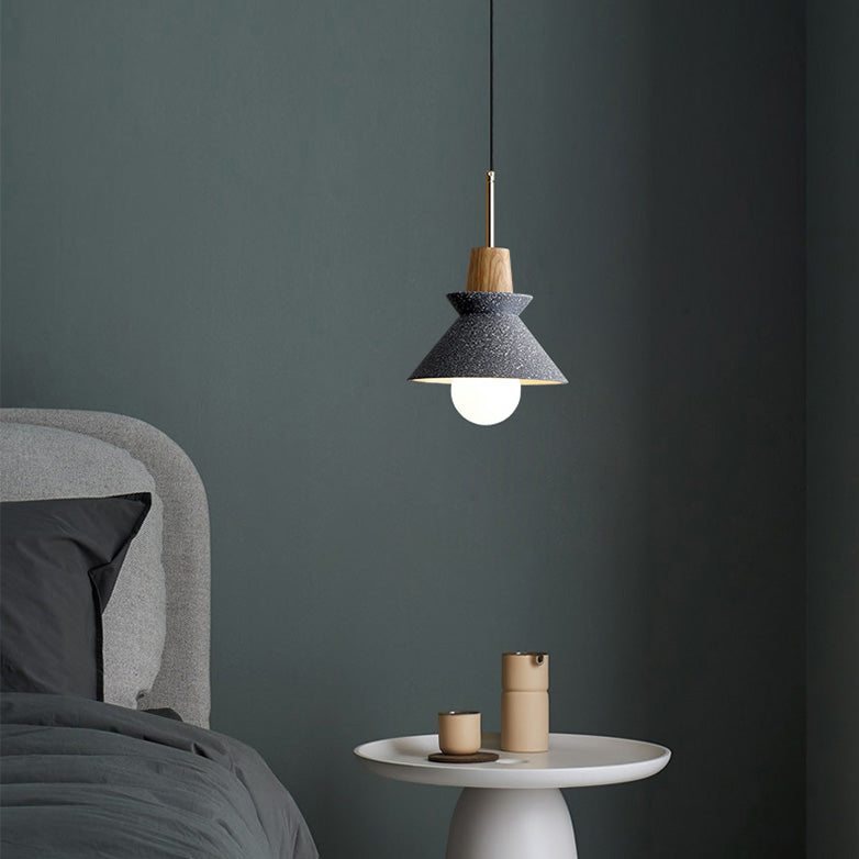 Apparecchio di illuminazione a sospensione in legno minimalista moderno a sospensione