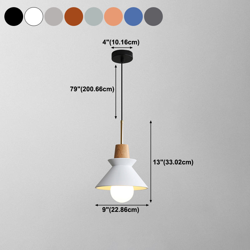 Apparecchio di illuminazione a sospensione in legno minimalista moderno a sospensione