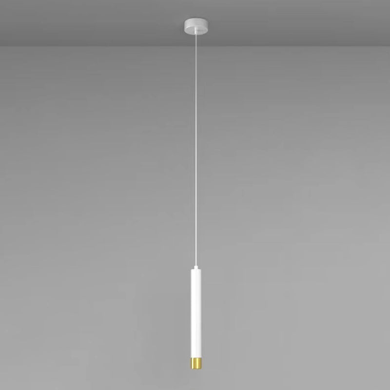 Forma in metallo a forma di cilindro Luci a sospensione Modern Style Apparecchi di illuminazione a sospensione