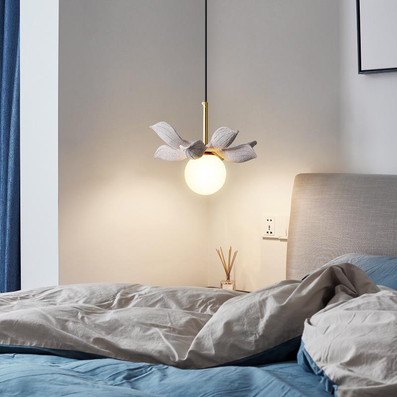 Modern Style Ball Down Lighting Glass 1 Light Hanging Lamp Kit