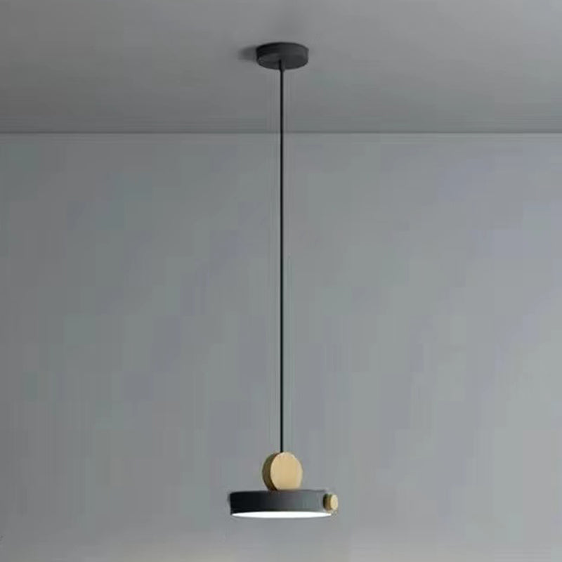 Moderne stijl Round Down Lighting Wood Multi Lights Hangende plafondlampen
