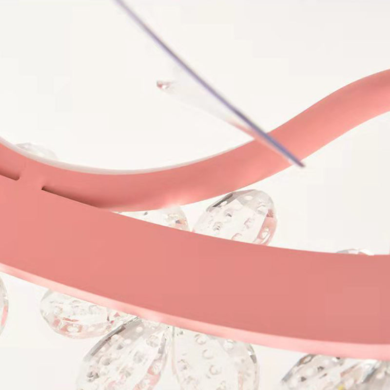 Modern Style Ceiling Fan Lighting Metal 2 Light Ceiling Fan Lamp for Bedroom