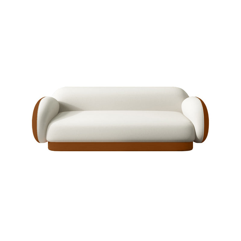 Modern Macaroon Sofa Pillow Top Arm Standard Tight Back Sofa for Apartment