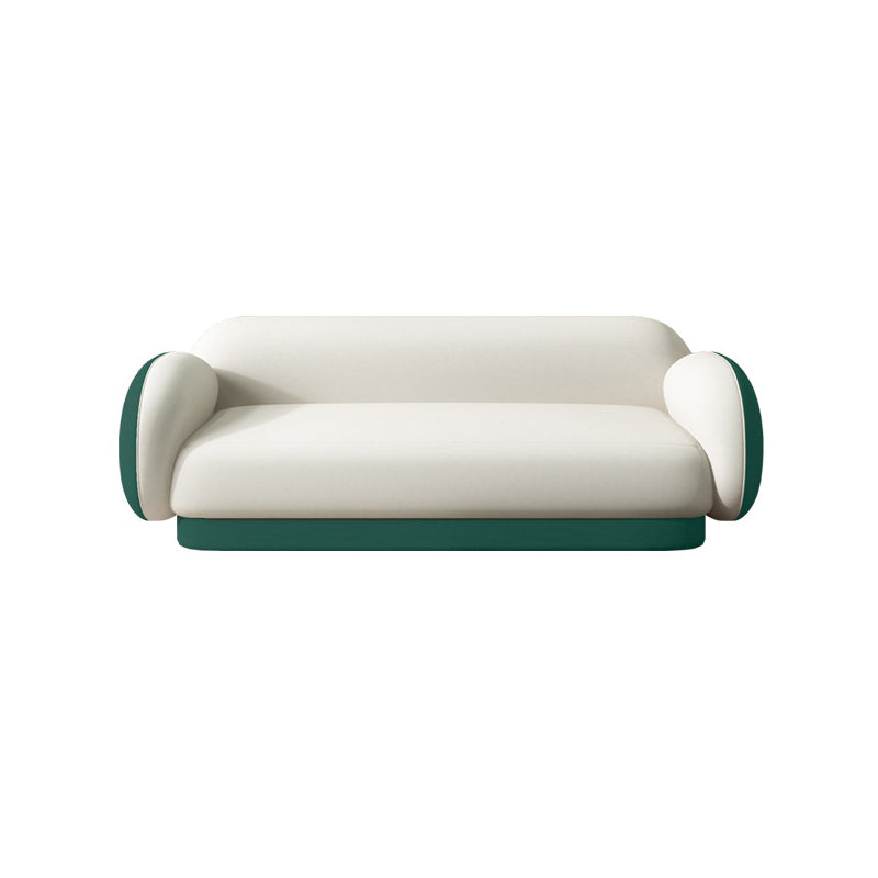 Modern Macaroon Sofa Pillow Top Arm Standard Tight Back Sofa for Apartment