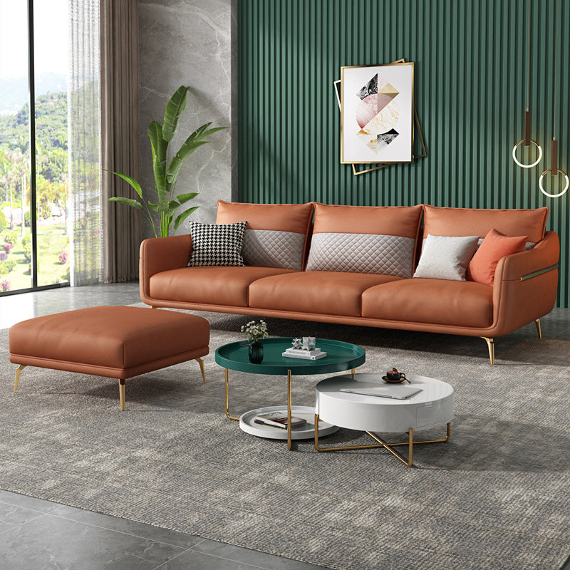 Moderner Stil Charles von London Latex/Schwamm Sitz gefülltes Massivholz -Basisofa gefüllt