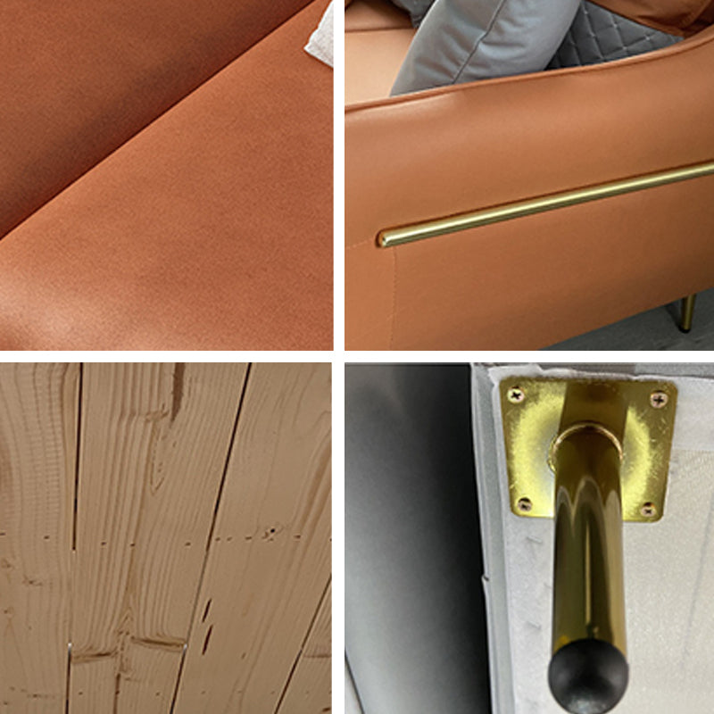 Moderner Stil Charles von London Latex/Schwamm Sitz gefülltes Massivholz -Basisofa gefüllt