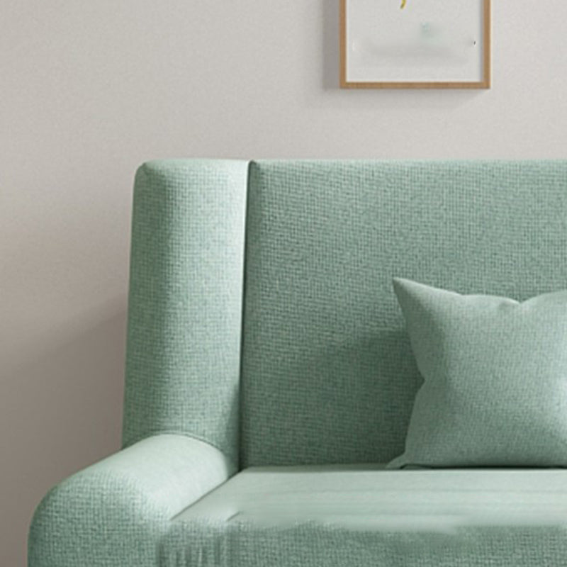 Leinen modernes Sofa 22 "W Cabrio -Sofa armlosen engen Rückensofa