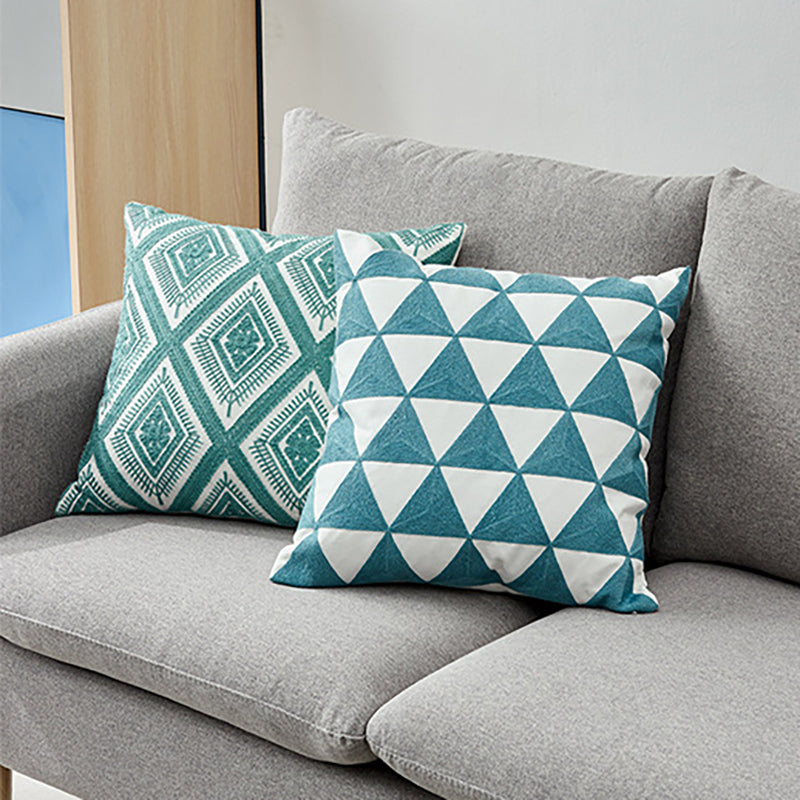 3-seater Standard Modern Wood Legs Sofa Cushions Square Arm Sofa