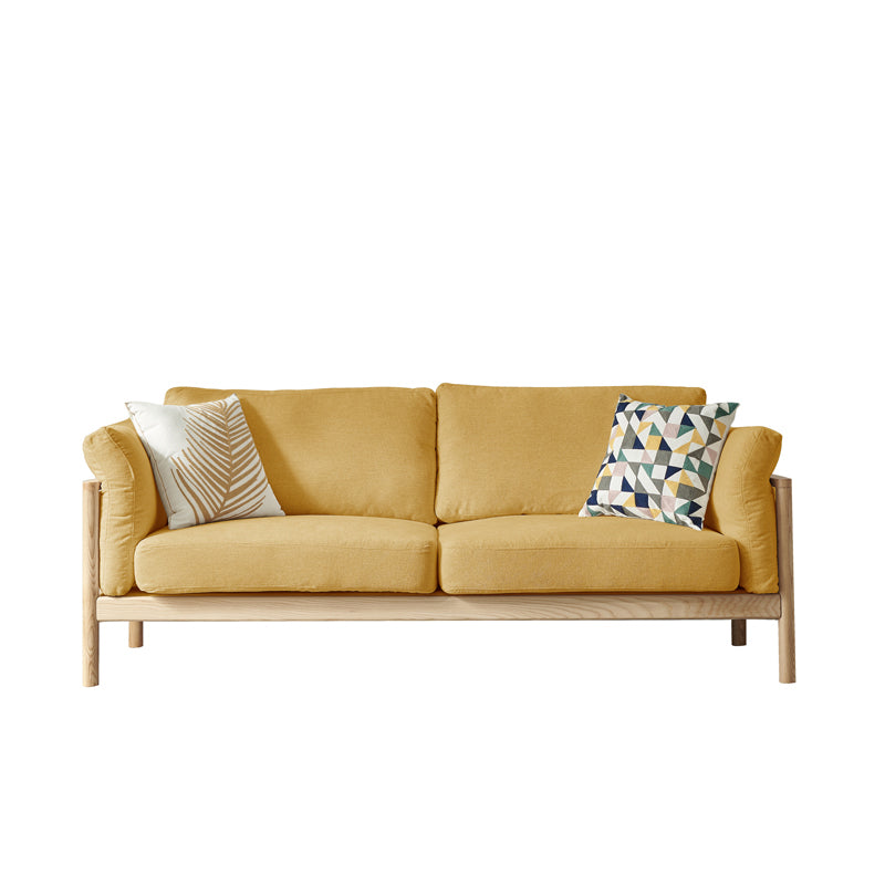 Canapé arrière en vrac contemporain 32,68 "High Pillow Top Top Tissu Fabric pour le salon