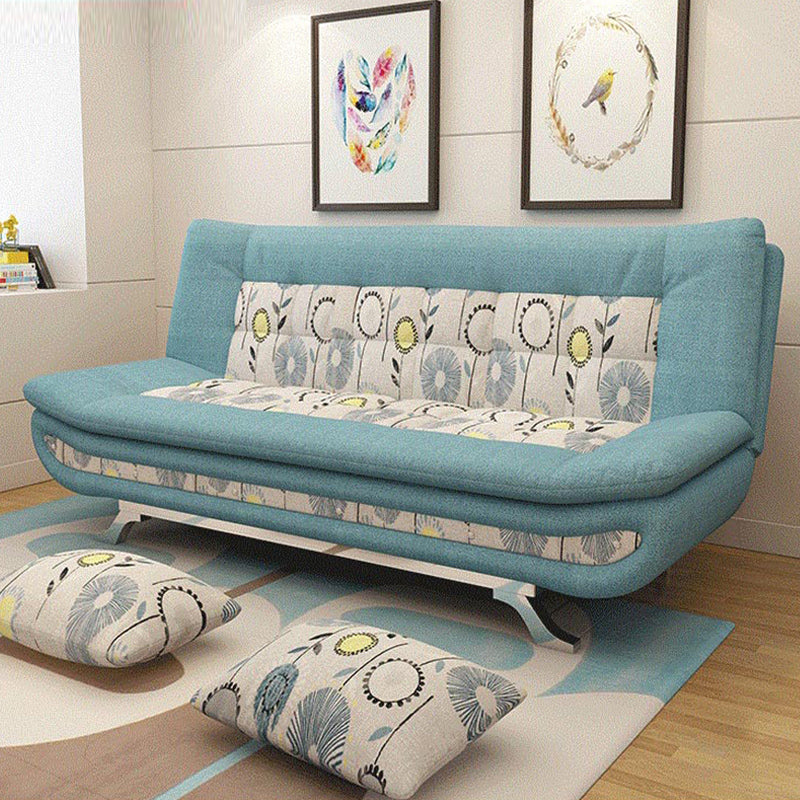 74.80 "W √ó 35.43" d √ó 35.43 "H Keks Back -Leinen -Armless -Sofa mit faltbarem