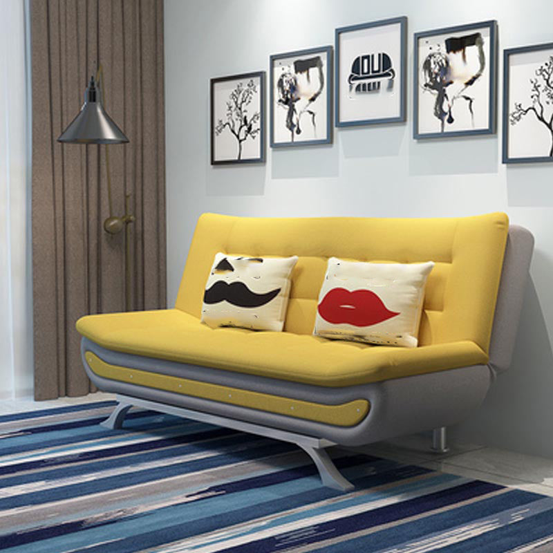 74.80 "W √ó 35.43" d √ó 35.43 "H Keks Back -Leinen -Armless -Sofa mit faltbarem
