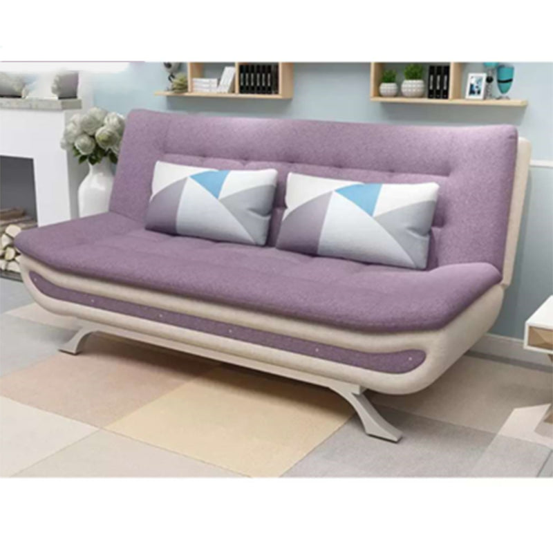74.80 "W √ó 35.43" d √ó 35.43 "H Keks Back -Leinen -Armless -Sofa mit faltbarem