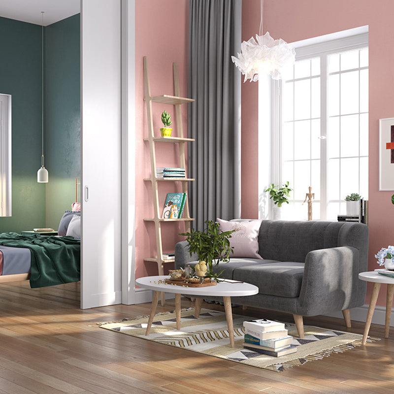 Poolse afwerking Biscuit Back Sofa Square Arm Bank voor woonkamer en thuis
