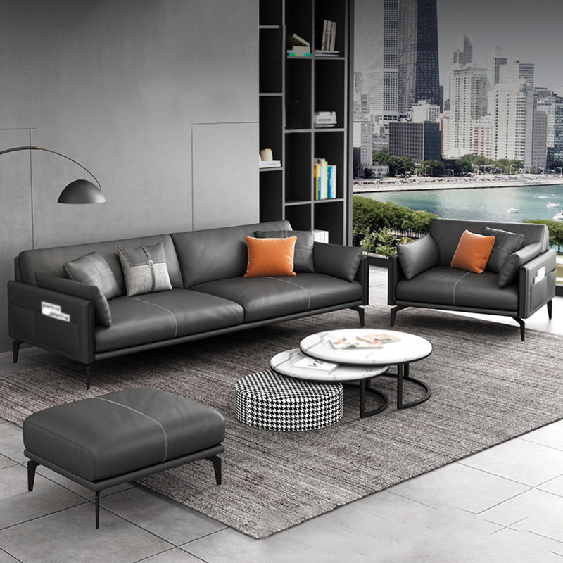 Living Room Contemporary Pillow Top Arm Standard Pillows Sofa Chaise