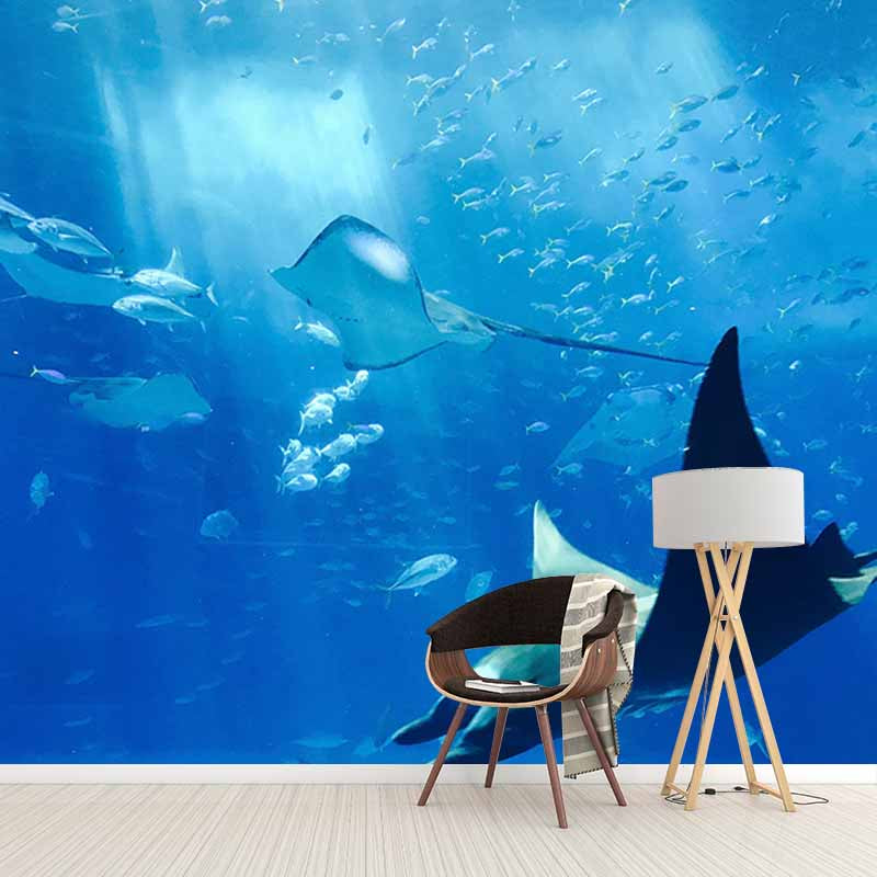 Eco-friendly Wall Mural Wallpaper Marine Organism Photography Sitting Room Wall Mural