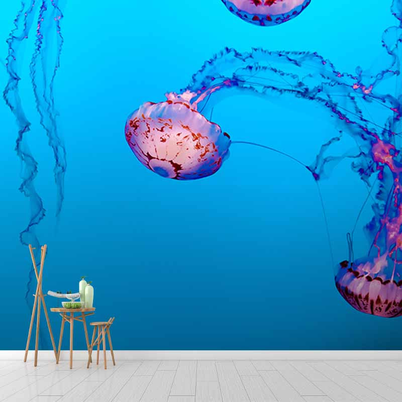 Marine Organism Mildew Resistant Wallpaper Photography Sleeping Room Wall Mural