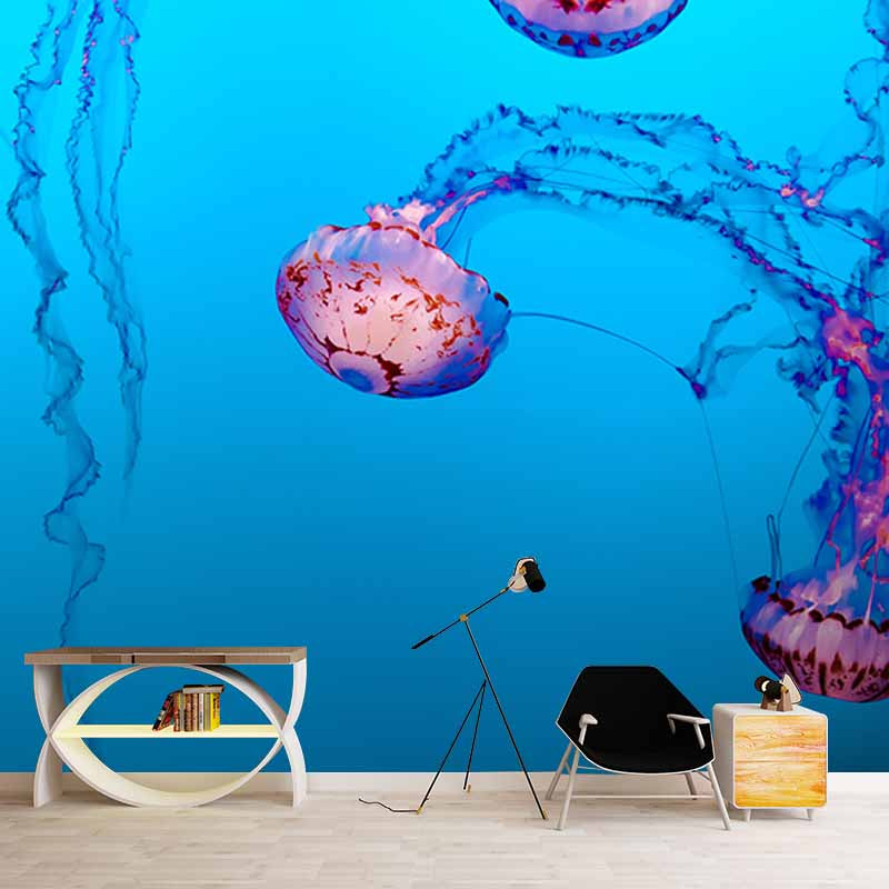 Marine Organism Mildew Resistant Wallpaper Photography Sleeping Room Wall Mural