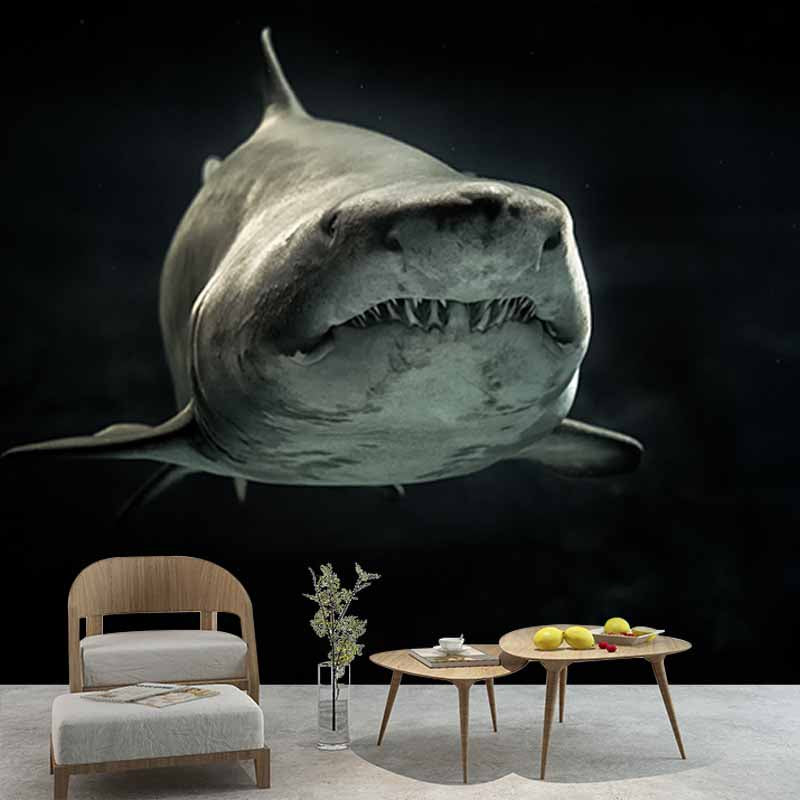 Photography Stain Resistant Mural Wallpaper Marine Organism Sleeping Room Wall Mural