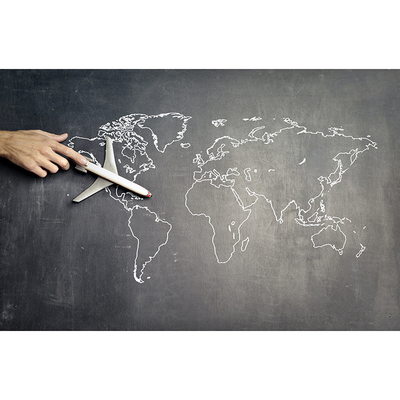 Environment Friendly Wall Mural Wallpaper Map Sitting Room Wall Mural