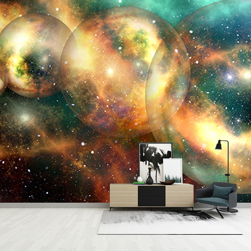 Photography Wall Mural Wallpaper Galaxy Sitting Room Wall Mural