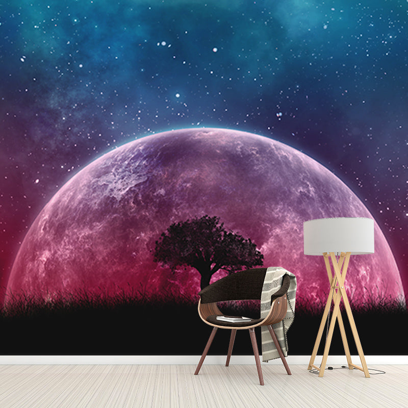 Photography Wall Mural Wallpaper Galaxy Sitting Room Wall Mural