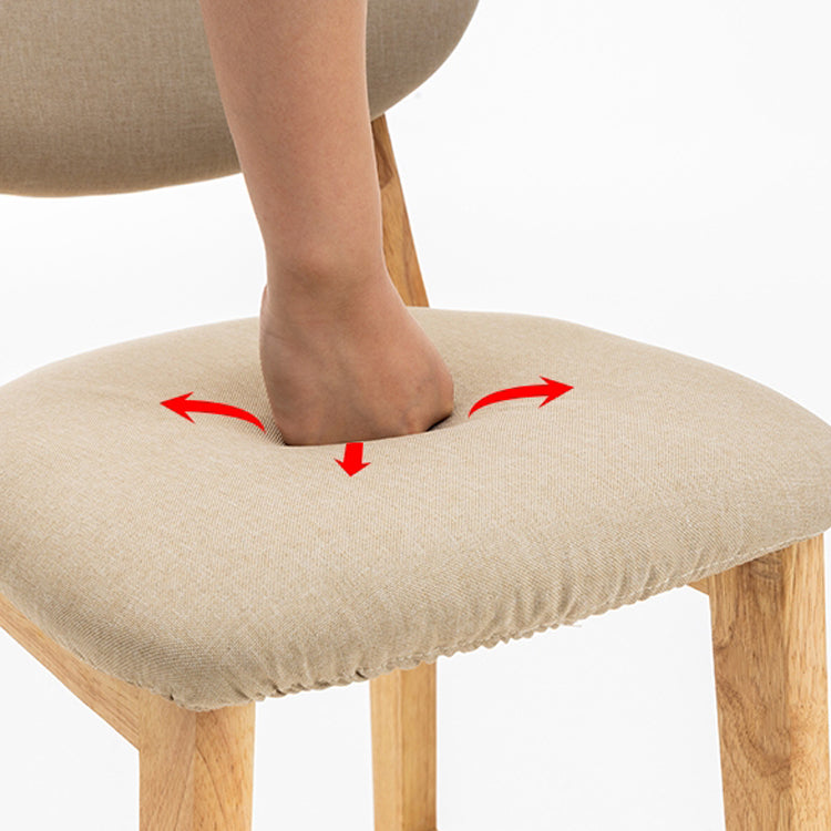 Milk Tea Shop Scandinavian Leather Stool Matte Finish Rubberwood Footrest Barstool