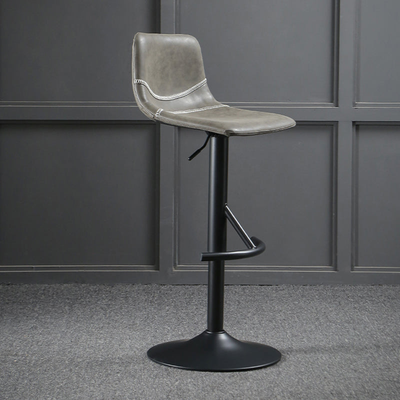 Modern Metal Dining Kitchen Room Armless Stool Low Back Bar Stool