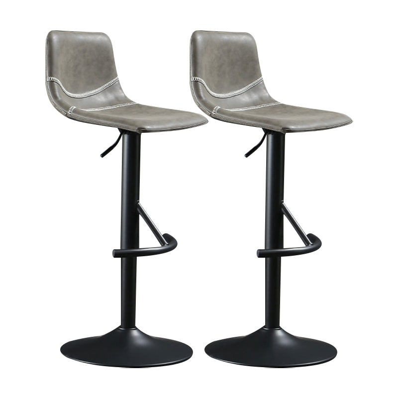 Modern Metal Dining Kitchen Room Armless Stool Low Back Bar Stool