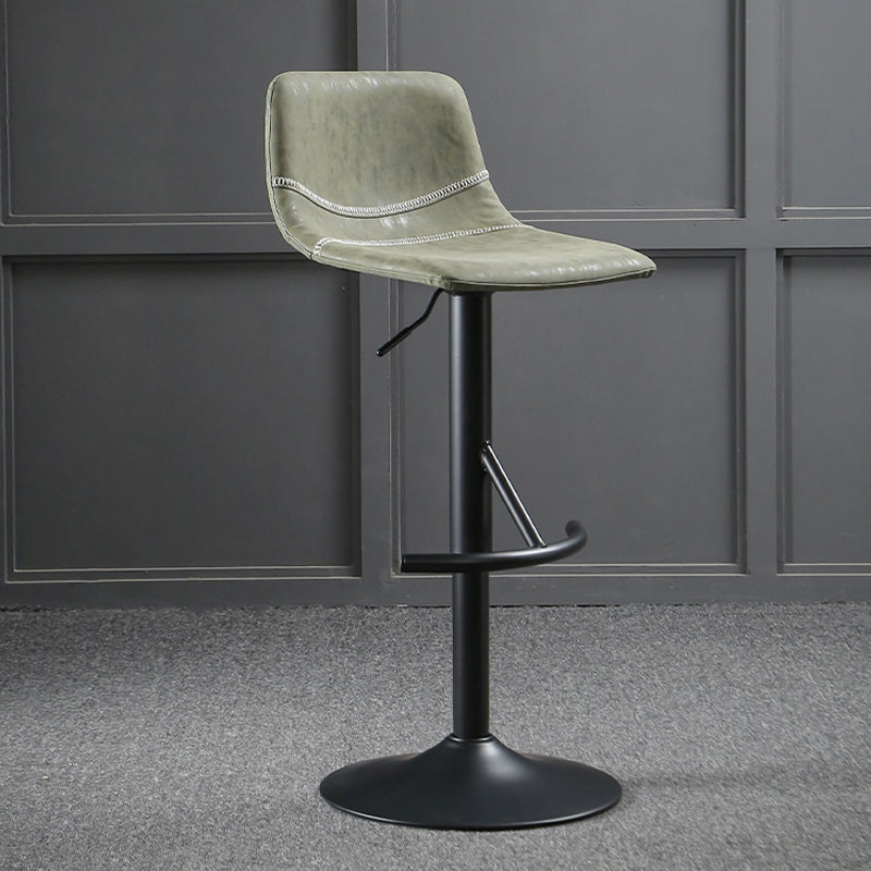 Modern Metal Dining Kitchen Room Armless Stool Low Back Bar Stool