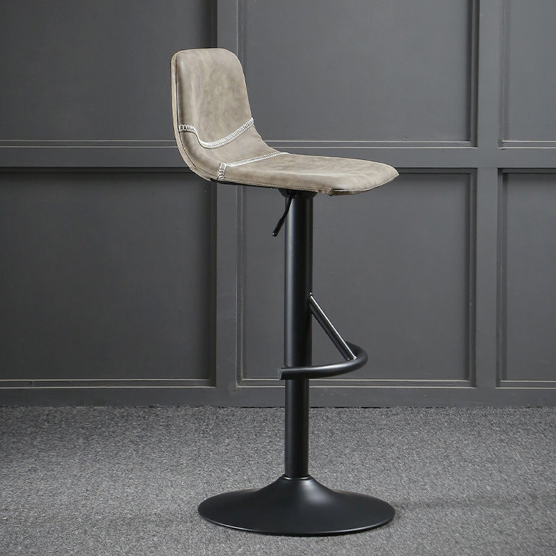 Modern Metal Dining Kitchen Room Armless Stool Low Back Bar Stool