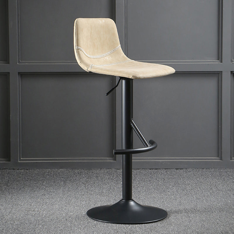 Modern Metal Dining Kitchen Room Armless Stool Low Back Bar Stool