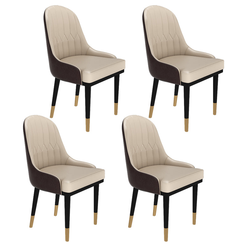 Glam 1/4/7 Pieces Round Dinette Set Sintered Stone Top Dining Table Set with Turntable